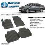 Cıtroen C-elysee 2012 3D Havuzlu Paspas