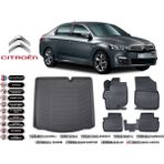Citroen C-Elysee 2012 Model Bagaj Havuzu Araca Özel Siyah Extra Havuzlu Paspas Takımı