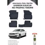 Citroen C-Elysee 2016 Model Aracınıza Özel Karbon Kauçuk Paspas Takımı - Siyah
