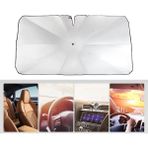Citroen C-Elysee, Fiat Albea, Renault Thalia, Hyundai Accent Era, Ford Fusion Uyumlu Oto Şemsiye - Tek Renk - Şeffaf