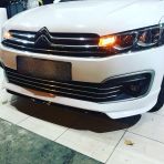 Citroen C Elysee Uyumlu On Tampon Eki (Makyajli) Fiber - Boyasiz