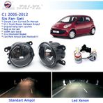 Citroen C1 2005-2012 Beyaz Led Xenon Sis Farı Seti