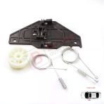 Citroen C3 Mk2 Sc A51 2009-2016 5-Kapı 9813093280 İçin Elektrikli Ön Sol Cam Kriko Tamir Seti