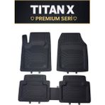 Citroen C4 2010-2018 3D Havuzlu Oto Paspas Titan x - Siyah