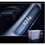 Citroen C4 Carbon Fiber Kapı Eşiği Yazısı Sticker Boya Koruma