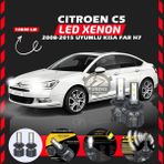 Citroen C5 2008-2015 Kısa Far Uyumlu Şimşek Etkili LED Xenon Premium Series H7 - Beyaz