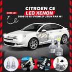 Citroen C5 2008-2015 Uzun Far Uyumlu Şimşek Etkili Led Xenon Performance Series H1