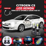 Citroen C5 2008-2015 Uzun Far Uyumlu Şimşek Etkili Led Xenon Pro Series H1