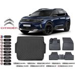 Citroen C5 Aircross 2017 Model Üst Bagaj Havuzu Araca Özel Siyah Extra Havuzlu Paspas Takımı