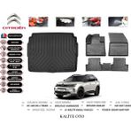 Citroen C5 Aircross 2021 Model 3D Bagaj Havuzu+4d Havuzlu Paspas Setii - Siyah