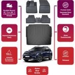 Citroen C5 Aircross 2021 Model Alt Bagaj Havuzu+4d Araca Özel Havuzlu Paspas Takımıı Maxii - Siyah