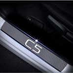 Citroen C5 Carbon Fiber Kapı Eşiği Yazısı Sticker Boya Koruma