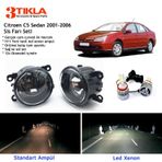 Citroen C5 Sedan 2001-2006 Beyaz Led Xenon Sis Farı Seti