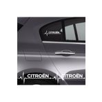 Citroen ile Uyumlu C4 İçin uyumlu Aksesuar Oto Ritim sticker 2 Adet 20 * 9 Cm