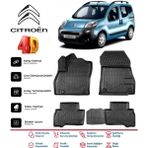 Citroen Nemo 2007 ve Sonrası 4.5d Plus Havuzlu Siyah Paspas Takımı Yumuşak