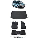 Citroen Nemo 2012 Model 5d Premium Ekstra Havuzlu Paspas ve Bagaj Havuzu Set - Siyah