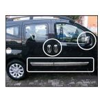 Citroen Nemo 3'lü Krom Set Yan Kapı Çıtası Kapı Kolu Ayna Kapağı