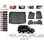 Citroen Nemo Combi 2012 Model 3D Bagaj Havuzu+4d Havuzlu Paspas Setii - Siyah