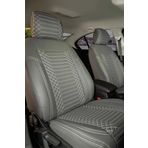 Citroen Xsara Lüx Deri OTO KOLTUK KILIFI Ön Arka Takım Set EXCLUSİVE FÜME