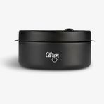 Citron 1196731 Siyah 400 ml Seperatörlü Paslanmaz Çelik Yemek Termosu