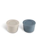 Citron 1196816 Light Gray Dusty Blue Mini 2'li Sos Kapları