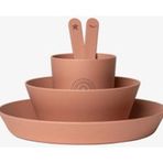 Citron 1196960 Bio-Based 2'li Pembe-Krem Çatal Kaşık Bıçak Takımı