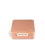 Citron Blush Pink 4 Bölmeli Sosluk ve Çelik Kavanozlu Grand Beslenme Kutusu Seti
