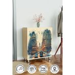 City Lights 4 Raflı Ayakkabılık Antre Hol Çok Amaçlı Ayakkabı Dolabı