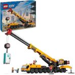 City Sarı Mobil Inşaat Vinci 60409-9 Yaş ve Üzeri Çocuklar Yaratıcı Oyuncak Yapım Seti
