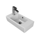City Tezgah Üstü Lavabo 25x50cm Sol