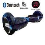 Citymate CS-600 Kasa Mavi Uzay Grafity 6.5 Bluetooth Hoparlörlü Elektrikli Kaykay Hoverboard ve Çanta