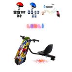 Citymate Drift Car Elektrikli Kaykay Bluetooth Dirift Kar Hoverboard Scooter + Koruma Ekipmanı D01