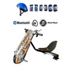 Citymate Drift Car Elektrikli Kaykay Hoverboard Bluetoothlu Işıklı Desen24 - Kask Ve Dizlik
