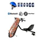 Citymate Drift Car Elektrikli Kaykay Hoverboard Bluetoothlu Işıklı Desen30 - Kask Ve Dizlik