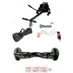 Citymate Elektrikli Kaykay Akıllı Denge Hoverboard + Hoverkart + Çanta Full Ledli Extrem Paket D02