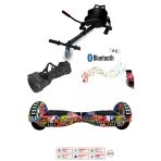 Citymate Elektrikli Kaykay Akıllı Denge Hoverboard + Hoverkart + Çanta Full Ledli Extrem Paket D11
