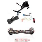 Citymate Elektrikli Kaykay Akıllı Denge Hoverboard + Hoverkart + Çanta Full Ledli Extrem Paket D14