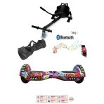 Citymate Elektrikli Kaykay Akıllı Denge Hoverboard + Hoverkart + Çanta Full Ledli Extrem Paket D16
