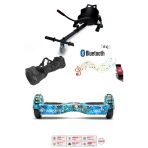 Citymate Elektrikli Kaykay Akıllı Denge Hoverboard + Hoverkart + Çanta Full Ledli Extrem Paket D20