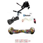 Citymate Elektrikli Kaykay Akıllı Denge Hoverboard + Hoverkart + Çanta Full Ledli Extrem Paket D22