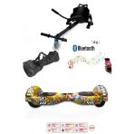 Citymate Elektrikli Kaykay Akıllı Denge Hoverboard + Hoverkart + Çanta Full Ledli Extrem Paket D25