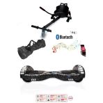 Citymate Elektrikli Kaykay Akıllı Denge Hoverboard + Hoverkart + Çanta Full Ledli Extrem Paket D27