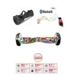 Citymate Elektrikli Kaykay Full Ledli Hoverboard Bluetooth Hoparlörlü 6.5 Inch Çanta Hediyeli D04