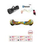 CityMate Elektrikli Kaykay Full Ledli Hoverboard Bluetooth Hoparlörlü 6.5 Inch Çanta Hediyeli D21