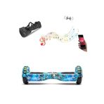 CityMate Elektrikli Kaykay Full Ledli Hoverboard Bluetooth Hoparlörlü 6.5 Inch D20 - Çanta Hediyelidir
