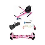 Citymate Elektrikli Kaykay Hoverboard Akıllı Denge 6.5 Inch + Hoverkart + Çanta Extrem Paket D05
