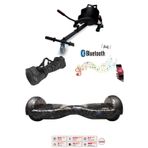 Citymate Elektrikli Kaykay Hoverboard Akıllı Denge 6.5 Inch + HoverKart + Çanta EXTREM PAKET D27