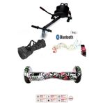 Citymate Elektrikli Kaykay Scooter Akıllı Denge Hoverboard + HoverKart + Çanta FULL LEDLİ EXTREM PAKET D06