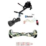 Citymate Elektrikli Kaykay Scooter Akıllı Denge Hoverboard + HoverKart + Çanta FULL LEDLİ EXTREM PAKET D07