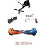 Citymate Elektrikli Kaykay Scooter Akıllı Denge Hoverboard + HoverKart + Çanta FULL LEDLİ EXTREM PAKET D10
